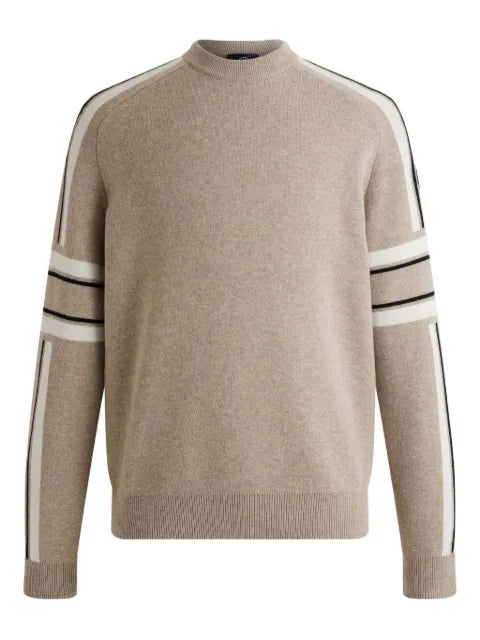 Fusalp jacquard-striped sweater