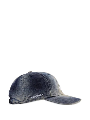 Supreme Cordura Jeans-Baseballkappe mit Logo