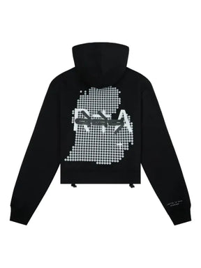 RTA dot-print logo hoodie