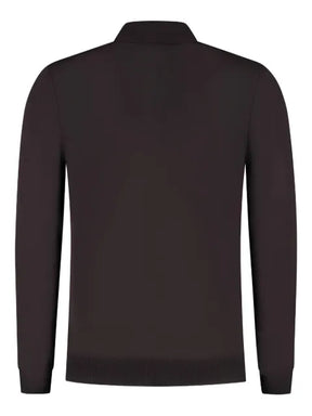 Marco Pescarolo half-zip polo-neck sweater