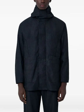 Massimo Osti Studio hooded patch-pocket jacket