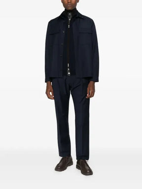 Gran Sasso zip-up wool cardigan