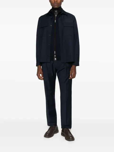 Gran Sasso zip-up wool cardigan