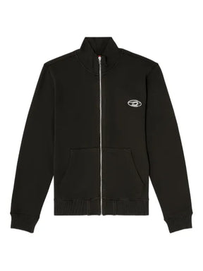 Diesel Oval D zip-up sweater