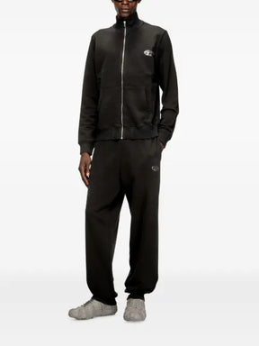 Diesel Oval D zip-up sweater