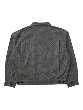 Glass Cypress zip-up bomber jacket