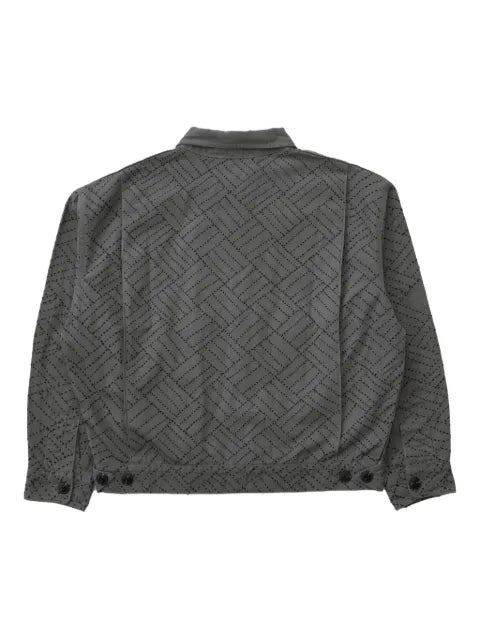 Glass Cypress zip-up bomber jacket