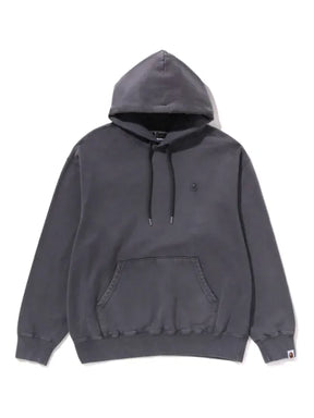 A BATHING APE® logo-patch hoodie