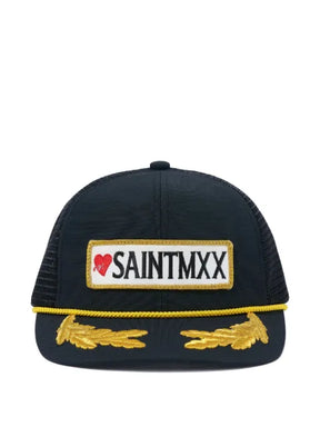 SAINT MXXXXXX Baseballkappe mit Logo-Applikation
