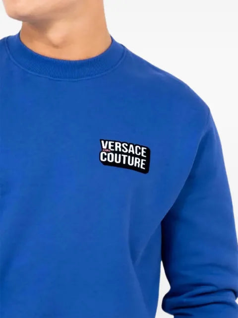 Versace Jeans Couture logo-patch sweatshirt