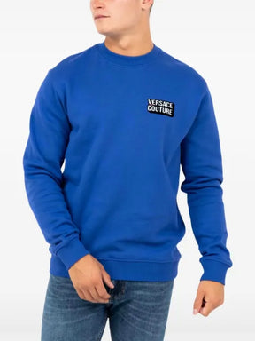 Versace Jeans Couture logo-patch sweatshirt