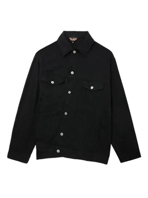 Black Comme Des Garçons buttoned pocket overshirt