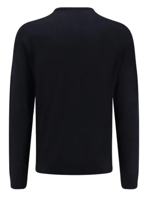 ALPHA STUDIO crew-neck long-sleeve sweater