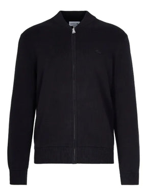 Lacoste zip logo-detail cardigan