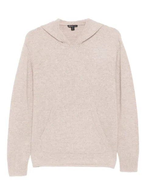James Perse cashmere hooed pullover