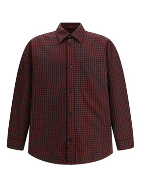 Gucci check-pattern cotton overshirt