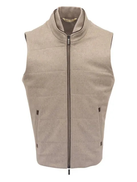 Maurizio Baldassari Arena quilted zip gilet