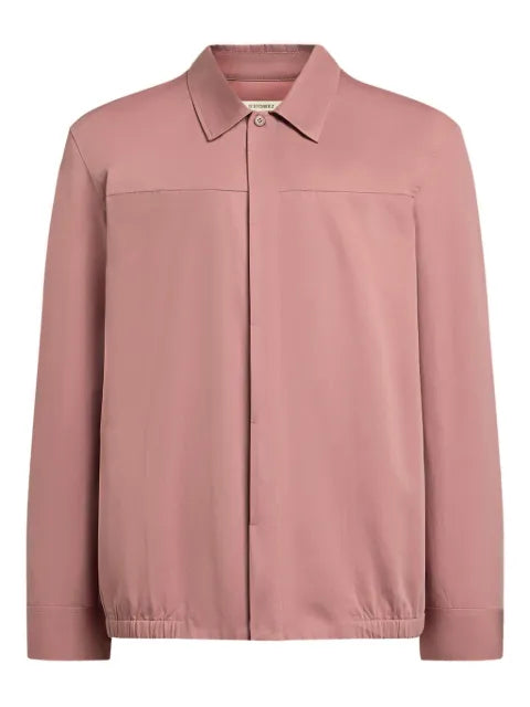 12 STOREEZ long-sleeved buttoned overshirt