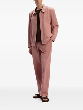 12 STOREEZ long-sleeved buttoned overshirt