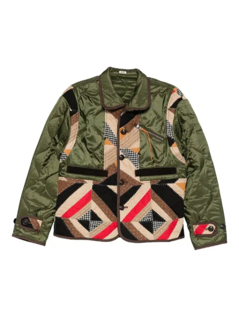 KHOKI jacket with a patchwork design