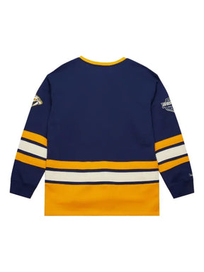 Mitchell & Ness Nashville Predators Heritage Lace-Up pullover