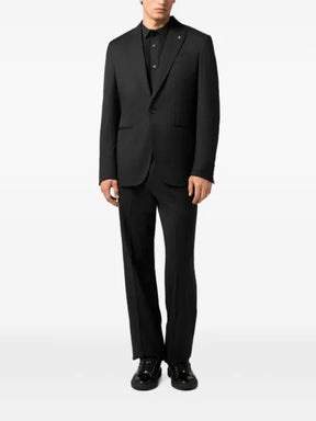 Billionaire single-breasted wool blazer
