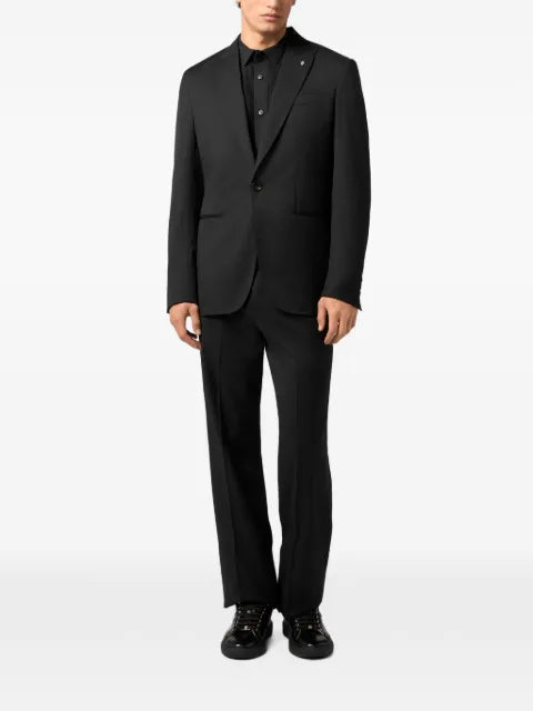 Billionaire single-breasted wool blazer