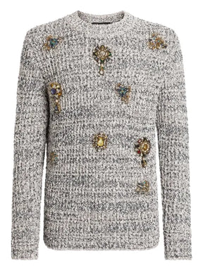 Dolce & Gabbana English rib knit pullover
