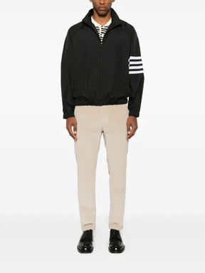 Thom Browne shiny ripstop raglan 4-Bar track jacket