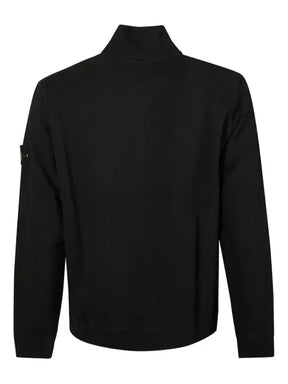 Stone Island 6100066 brushed organic-cotton fleece track jacket