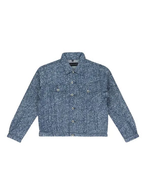 Who Decides War woven trucker jacket