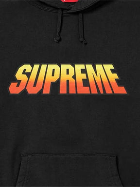 Supreme logo-print hoodie
