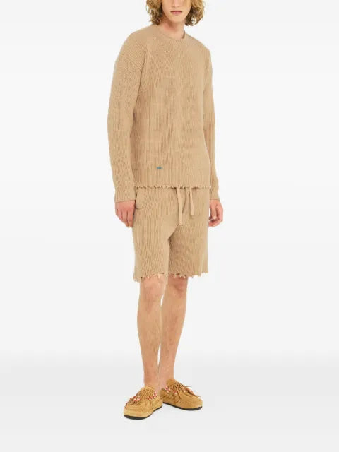 Alanui ribbed frayed sweater