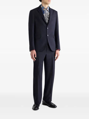 ETRO jacquard single-breasted blazer