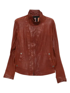 Isaac Sellam Experience zip-fastening leather jacket