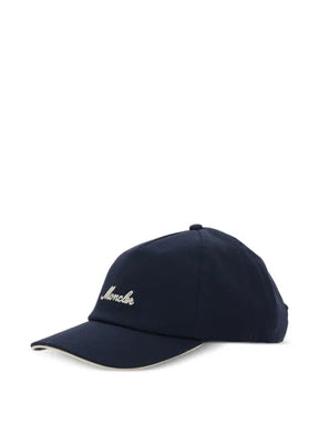 Moncler Baseballkappe mit Logo-Stickerei