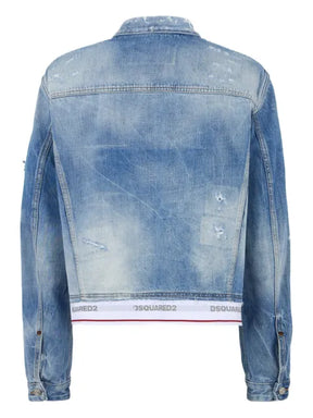 DSQUARED2 light Cool Kids wash over jeans jacket