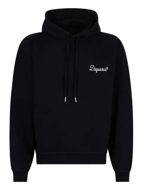 DSQUARED2 logo-print drawstring hoodie