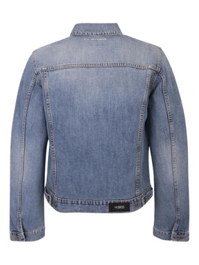 14BROS distressed pocket denim jacket