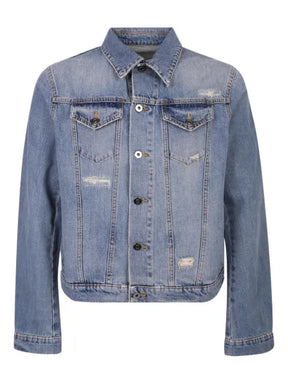 14BROS distressed pocket denim jacket