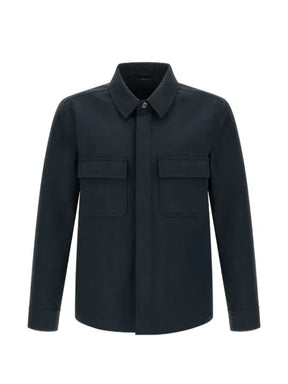 TOM FORD cotton twill double splittable overshirt