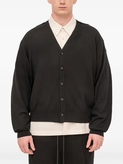 The Viridi-Anne elbow-patch cardigan