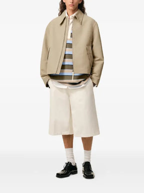AMI Paris cotton zipped jacket