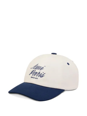 AMI Paris Baseballkappe mit Logo-Stickerei