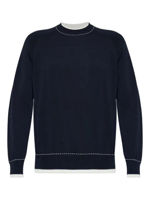 Eleventy long-sleeve crew-neck sweater