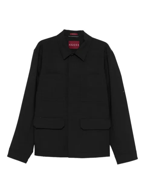 Gucci wool shirt jacket