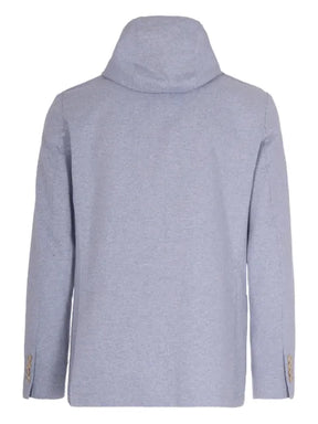 Eleventy hooded cotton jacket