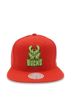 Mitchell & Ness Milwaukee Bucks NBA Hardwood Classics Reverse Candy Apple Baseballkappe