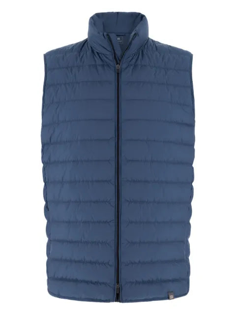 Boggi Milano padded logo patch gilet