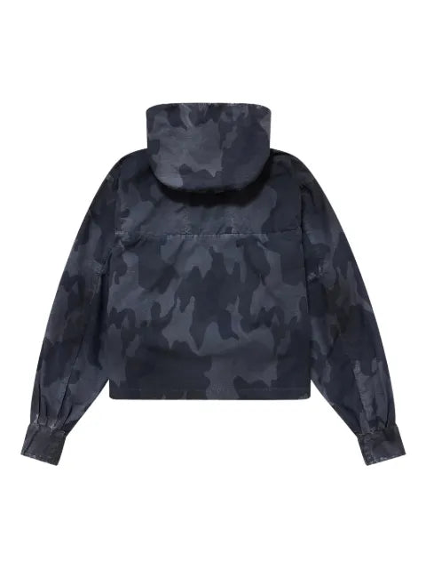 424 cropped camouflage parka